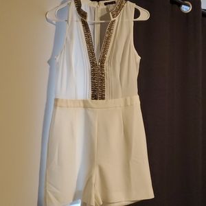 Venus White Romper